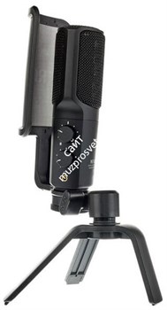 RODE NT-USB Универсальный USB конденсаторный микрофон с нулевой задержкой мониторинга и plug & play функциолналом. Совместим с PC, Mac, iPad и большинством Android планшетов,  частотный диапазон 20-20000 кГц, динамический диапазон >96 дБ, максимальное SPL - фото 152868