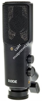 RODE NT-USB Универсальный USB конденсаторный микрофон с нулевой задержкой мониторинга и plug & play функциолналом. Совместим с PC, Mac, iPad и большинством Android планшетов,  частотный диапазон 20-20000 кГц, динамический диапазон >96 дБ, максимальное SPL - фото 152870