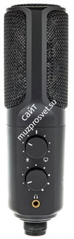 RODE NT-USB Универсальный USB конденсаторный микрофон с нулевой задержкой мониторинга и plug & play функциолналом. Совместим с PC, Mac, iPad и большинством Android планшетов,  частотный диапазон 20-20000 кГц, динамический диапазон >96 дБ, максимальное SPL - фото 152872