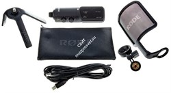 RODE NT-USB Универсальный USB конденсаторный микрофон с нулевой задержкой мониторинга и plug & play функциолналом. Совместим с PC, Mac, iPad и большинством Android планшетов,  частотный диапазон 20-20000 кГц, динамический диапазон >96 дБ, максимальное SPL - фото 152877