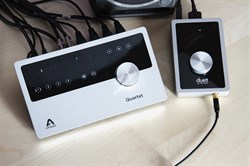 Apogee Duet интерфейс USB мобильный 6-канальный (2x4 аналог) для Windows и Mac. 2 микр. предусилителя, выход на наушники. Вх/вых MIDI, 192 кГц. Питание от шины USB - фото 152970