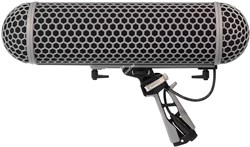RODE Blimp  Комплект ветрозащиты типа "ЦЕППЕЛИН" и антивибрационного держателя для микрофонов NTG-1, NTG-2 и NTG-3 и любых микрофонов длиной до  425мм. Пистолетная рукоятка, виброзащиты с держателями разного диаметра для разных микрофонов, меховая ветроза - фото 153133