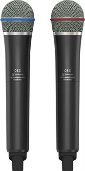 Behringer ULM302MIC радиосистема 2,4 ГГц, двухканальная с ручными передатчиками и стационарным приёмником, d-38 мм - фото 153282