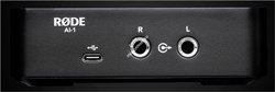 RODE AI-1 одноканальный USB аудиоинтерфейс с комбо XLR/инструмент. входом. Высококачественный усилитель для наушников и балансный TRS Jack выход - фото 153380
