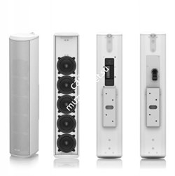 Tannoy VLS 5-WH звуковая колонна IP65, 5x3,5", RMS120Вт/Пик.480Вт 12Ом, 70В/100В,100/50/25/12,5Вт, -3дБ 150Гц-12кГц, SPL 116 дБ пик,130°x45° - фото 153417