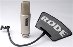RODE NT2-A  студийный конденсаторный микрофон, 1", диаграмма направленности:  всенаправленный/кардиоида/восьмёрка, обрезной НЧ фильтр 0, 40, 80  Гц, частотная характеристика: 20 Гц - 20 кГц,  чувствительность:  -37 дБ на 1 В/Па (16 мВ при 94дБ SPL) +/- 2  - фото 153697