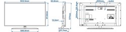 Профессиональный светодиодный LED-телевизор 40" EasySuite, светодиодный, DVB-T2/T/C  40HFL3010T/12 Philips - фото 153891