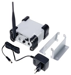 KLARK TEKNIK DW 20BR приёмник стерео 2.4 ГГц Bluetooth, регулировка уровня, выходы Jack и XLR, радиус 30 метров, крепление на стену - фото 154474