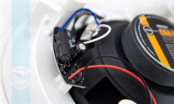 Экономичная 6,5” встраиваемая в потолок двухполосная акустическая система 36W / 8ohm, фильтр первого порядка, круглая, белая - фото 155074