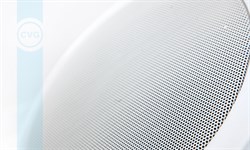 Экономичная 6,5” встраиваемая в потолок двухполосная акустическая система 36W / 8ohm, фильтр первого порядка, круглая, белая - фото 155077