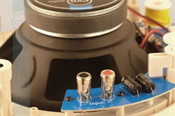 Встраиваемая двухполосная потолочная акустическая система Hi-Fi класса, 45W RMS/120V max, 8ohm, круглая, белая - фото 155098