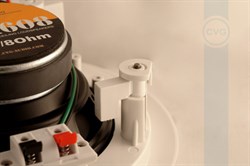 Встраиваемая потолочная двухполосная акустическая система, 40W / 16ohm, фильтр 2-го порядка, круглая, белая - фото 155141