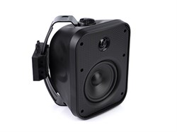 Двухполосная настенная влагозащищенная акустическая система, 1/2/4/8/16/32W-100V, 40W/max80W - 8ohm, IP65, цвет черный - фото 155303