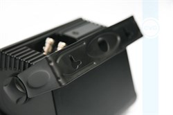 Настенная двухполосная экономичная акустическая система для 100V линий, 2/4/8/16W/off, IP44, цвет черный - фото 155606