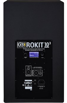 KRK RP103G4 Активный 3-х полосный (Tri-Amp) 10-ти дюймовый студийный звуковой монитор, DSP, 25-полосный эквалайзер, лимитер, кро - фото 155699