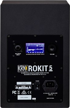 KRK RP5G4 Активный 2-х полосный (Bi-Amp) 5-ти дюймовый студийный звуковой монитор, DSP, 25-полосный эквалайзер, лимитер, кроссов - фото 155704