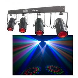 CHAUVET-DJ 4 Play2 комплект из 4 светодиодных эффектов `лунный цветок` на Т-образной перекладине - фото 155775