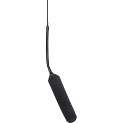 SHURE MX202B/MS суперкардиоидный миниатюрный театрально-хоровой микрофон минипушка(черный) на гибком держателе(10см) с шнуром 9м - фото 155789