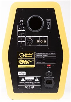 Monkey Banana Turbo 8 banana Студийный монитор 8', шелковый твиттер 1', LF 80W, HF 30W, балансный вход, S/PDIF-вход, S/PDIF Thru - фото 156023