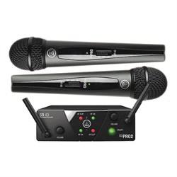 AKG WMS40 Mini2 Vocal Set BD US25A/C (537.500 & 539.300) вокальная радиосистема с 2-мя ручными передатчиками - фото 156054