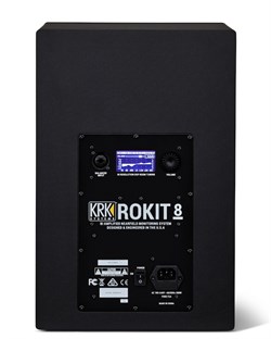 KRK RP8G4 Активный 2-х полосный (Bi-Amp) 8-ти дюймовый студийный звуковой монитор, DSP, 25-полосный эквалайзер, лимитер, кроссов - фото 156133