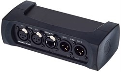 KLOTZ NA2IODLINE (Neutrik) адаптер для подключение аналогового аудио оборудования к сети Dante - фото 156206