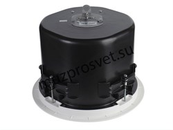 Пассивный потолочный сабвуфер 8", low-pass фильтр, 80W/40W/20W/10W-100V, 80W(RMS)/160W(max), белый - фото 156573