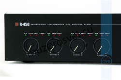 Профессиональный низкоомный 4-х канальный усилитель, 4x50W/8ohm, 4x75W/4ohm, 4-8ohm, input 4x2RCA, EQ/EXT.MUTE для каждого канала, режимы split/bridge для A/B и C/D каналов, внутренняя маршрутизация сигнала, корпус 2U - фото 156675