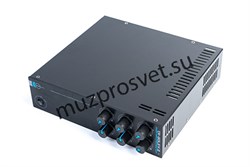 Миниатюрный настольный / настенный Public Address микшер - усилитель 80W/100V, 2Aux in – 2 х 2RCA, Mic In – XLR/TSR 6,35mm - фото 156789