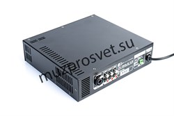 Миниатюрный настольный / настенный Public Address микшер - усилитель 120W/100V, 2Aux in – 2 х 2RCA, Mic In – XLR/TSR 6,35mm - фото 156800