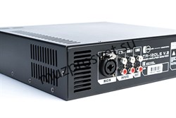 Миниатюрный настольный / настенный Public Address микшер - усилитель 120W/100V, 2Aux in – 2 х 2RCA, Mic In – XLR/TSR 6,35mm - фото 156801