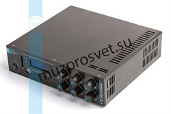 Миниатюрный экономичный Public Address микшер – усилитель, 80W/100V, MP3 (USB/SD) плеер / FM тюнер / Bluetooth., 2xAux In – 2x2RCA, Mic In – XLR/TSR 6,35mm - фото 156844