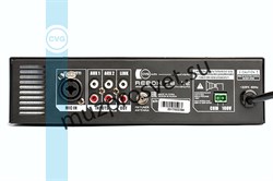 Миниатюрный экономичный Public Address микшер – усилитель, 80W/100V, MP3 (USB/SD) плеер / FM тюнер / Bluetooth., 2xAux In – 2x2RCA, Mic In – XLR/TSR 6,35mm - фото 156847