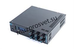 Миниатюрный экономичный Public-Address микшер-усилитель, 180W/100V, mp3 (USB/SD) плеер / FM tuner / Bluetooth, 2xAux IN – 2x2RCA, MIC in – XLR/TRS 6,35mm - фото 156859