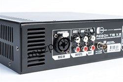 Миниатюрный экономичный Public-Address микшер-усилитель, 180W/100V, mp3 (USB/SD) плеер / FM tuner / Bluetooth, 2xAux IN – 2x2RCA, MIC in – XLR/TRS 6,35mm - фото 156862