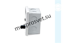 Настенный зональный удаленный контроллер управления CVGaudio PMM-380 CAT5e/6, громкость, выбор входа, удаление 100/150m, белый пластик - фото 156962