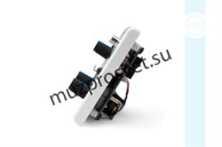 Настенный зональный удаленный контроллер управления CVGaudio PMM- 380 CAT5e/6 с линейным (2RCA) и микрофонным (XLR) входами, громкость, выбор входа, удаление 100m, белый пластик - фото 156969