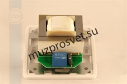 Регулятор громкости настенный 100W/100V, 11-позиционный, реле обхода 24V - фото 157015