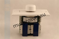 Регулятор громкости настенный двухканальный 2х100W/4-8Ohm,  11-позиционный+off, система выравнивания импеданса - фото 157042