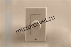 Регулятор громкости настенный двухканальный 2х100W/4-8Ohm,  11-позиционный+off, система выравнивания импеданса - фото 157047