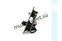 Настенный зональный удаленный контроллер управления CVGaudio PMM-380 CAT5e/6 с линейным (2RCA) и микрофонным (XLR) входами, громкость, выбор входа, удаление 100m, алюминий - фото 157250