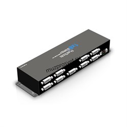 Усилитель-распределитель (Сплиттер) PureTools PT-SP-DV18 DVI 1x8 - фото 158862
