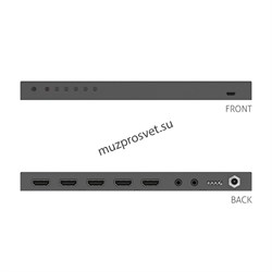 Коммутатор (Свитчер) PureTools PT-SW-HD41UHD HDMI 4x1, 4K HDR (60Hz 4:4:4); автоматическое переключение. - фото 158911