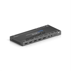 Коммутатор (Свитчер) PureTools PT-SW-HD41UHD HDMI 4x1, 4K HDR (60Hz 4:4:4); автоматическое переключение. - фото 158912