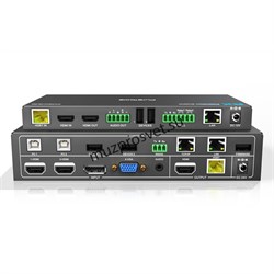 Коммутатор (Свитчер) мультиформатный PureTools PT-PSW-42 с масштабированием сигнала для телеконференций 4x2, поддержка 4K. Выходы: HDMI и HDBaseT. - фото 158918