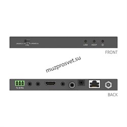 Приемник сигнала HDBaseT PureTools PT-HDBT-701-RXAD с отдельным выводом Audio и HDMI, 4K, 40m 4K / 70m 1080p - фото 159029