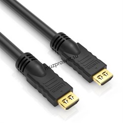 PureInstall высокоскоростной (10.2 Gbps) профессиональный (SLS) HDMI-HDMI кабель с поддержкой 4K (30Hz 4:2:0) и Ethernet (100 MBit) - 10,0 м - фото 159132