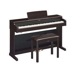 YAMAHA YDP-164R - клавинова 88 кл. GH3, 10 тембров, 192 полиф., 3 педали, крышка кл., (палисандр) - фото 159476