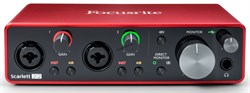 FOCUSRITE Scarlett 2i2 3rd Gen аудио интерфейс USB, 2 входа/2 выхода - фото 159896