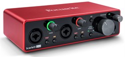 FOCUSRITE Scarlett 2i2 3rd Gen аудио интерфейс USB, 2 входа/2 выхода - фото 159897